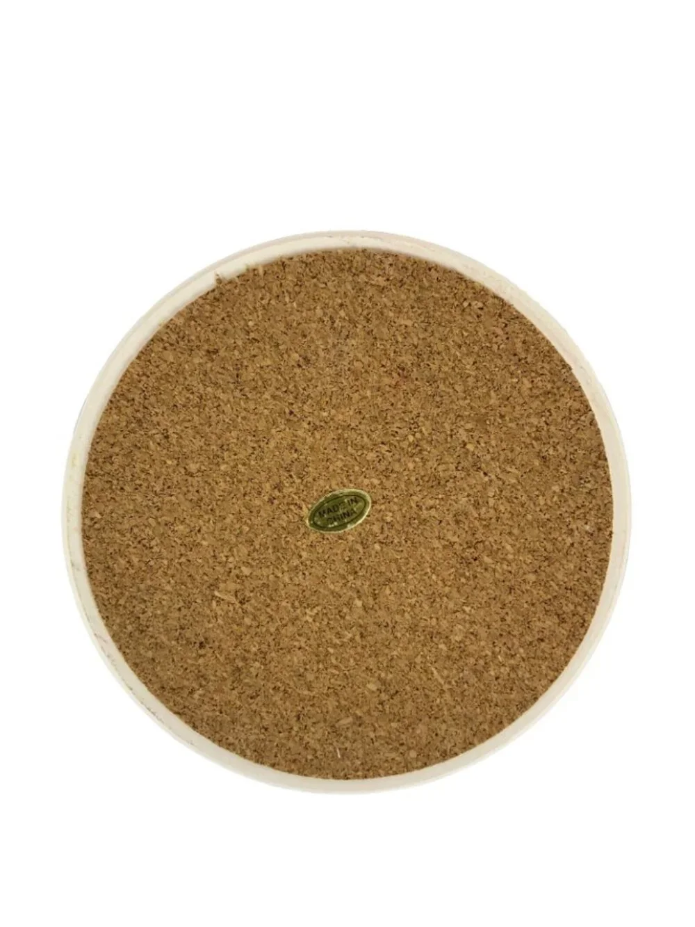 Maui-Themed Ceramic Coasters Set Of 4 With Cork Backing & Wooden Stand